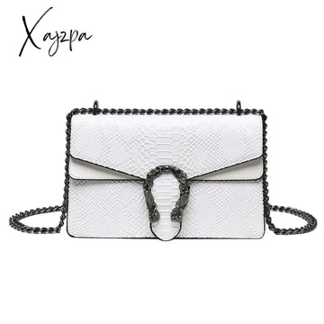 Vintage Chain Small Square Bag For Women’s Trend 2024 Korean Popular Fashion Shoulder Crossbody